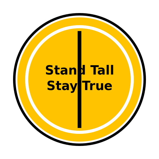 Stand Tall Stay True Apparel Logo - DrawGPT