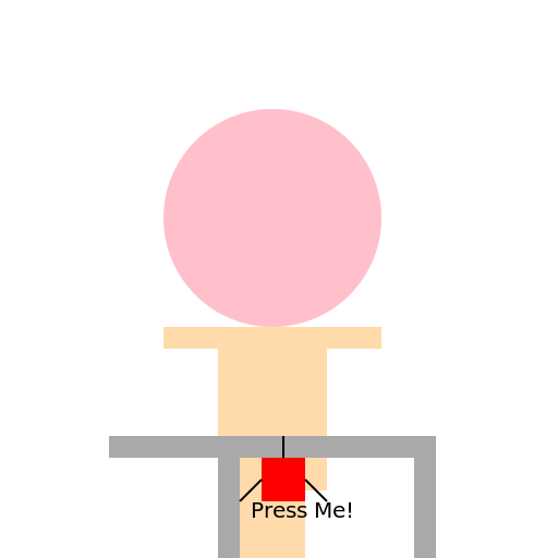 Person at Desk Hitting a Button - DrawGPT