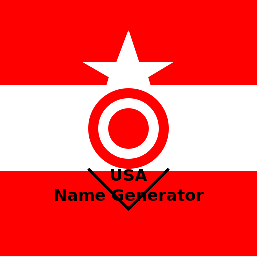 USA Name Generator Logo - DrawGPT
