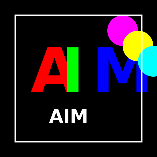 AIM (Artificial Intelligence Messenger) Logo - DrawGPT
