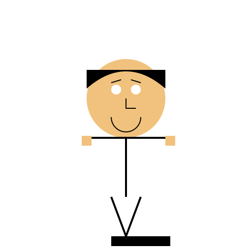 Tall Black-Haired Gentleman - DrawGPT