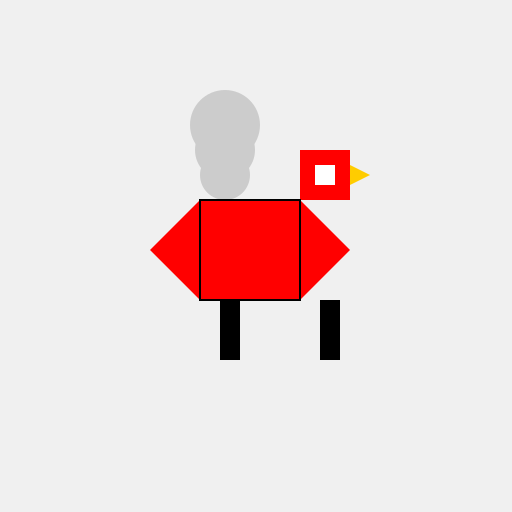 PAJARITA FUMANDO - DrawGPT