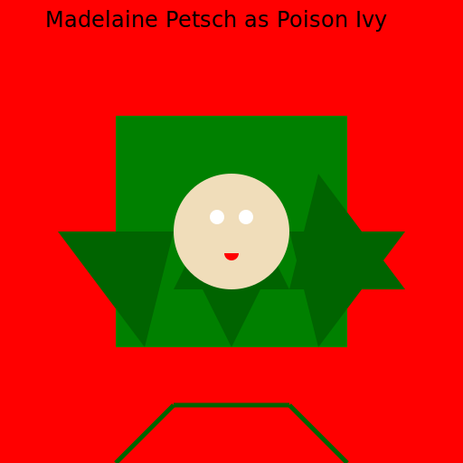 Madelaine Petsch As Poison Ivy - DrawGPT