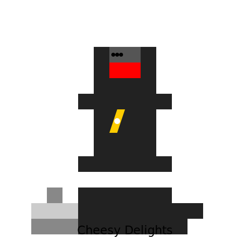 Dalek Enjoying Some Cheesy Delights - DrawGPT