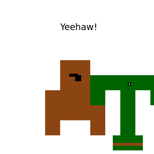 Cactus Riding a Horse - DrawGPT