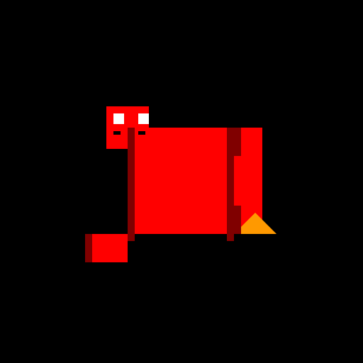 Big Dragon, 2D Pixel Art, Dangerous, Fire - DrawGPT