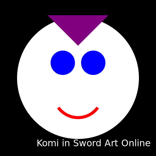 Komi in Sword Art Online - DrawGPT