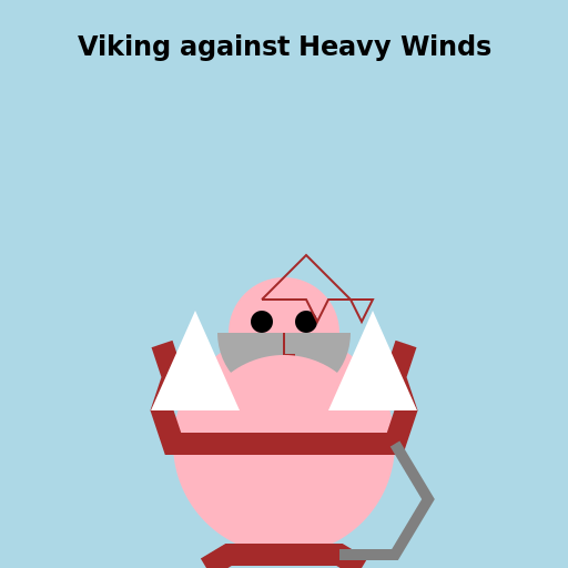 A Viking Braving the Storm - DrawGPT