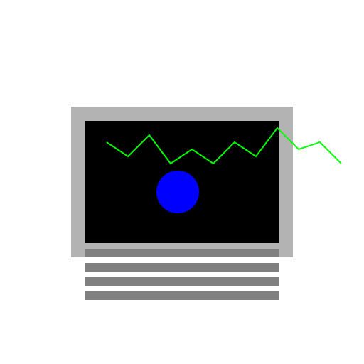Laptop with Forex Chart - DrawGPT