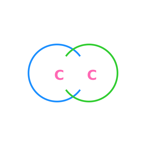Intertwined C's - A Dance of Curves - DrawGPT