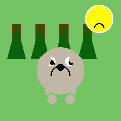 Wolf in the Forest - DrawGPT