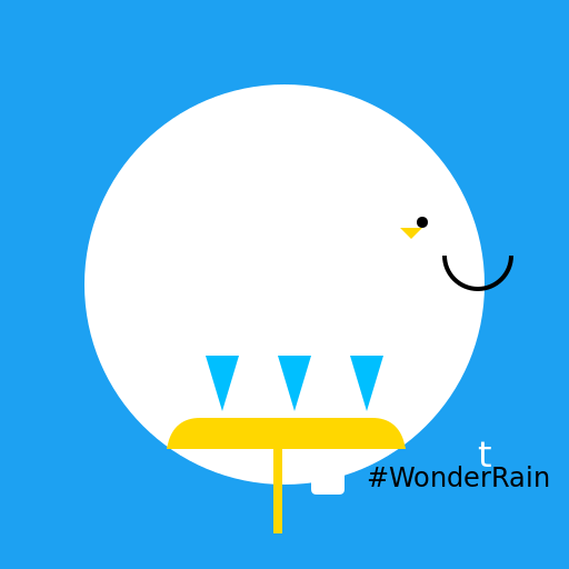 Wonder Rain's Whimsical Twitter Icon - DrawGPT