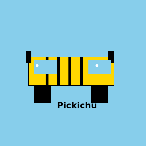 Pickichu Monster Truck - DrawGPT