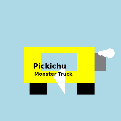 Pickichu Monster Truck - DrawGPT