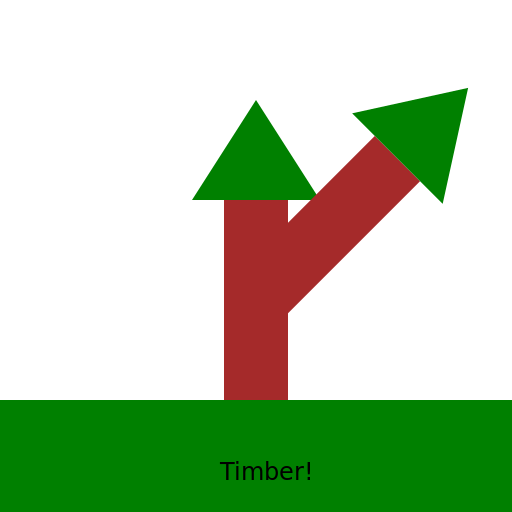 Falling Tree - DrawGPT