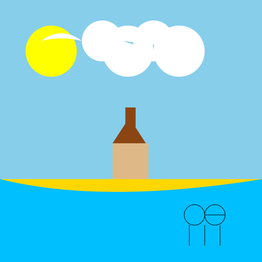 A Day at the Beach - DrawGPT