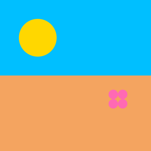 Beach and Ocean with People Playing - DrawGPT