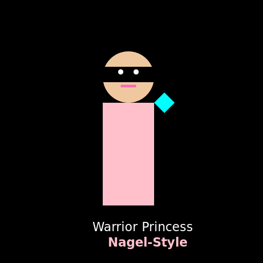 Buxom Warrior Princess with a Feather - Patrick Nagel Style - DrawGPT