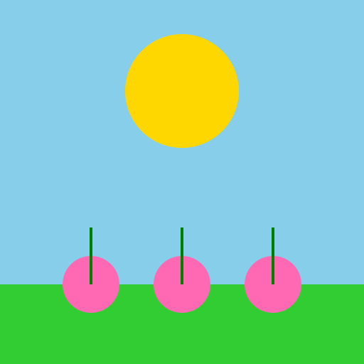 Beautiful Flower Garden - DrawGPT