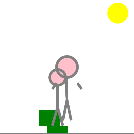 Brother and sister walking home from school - DrawGPT