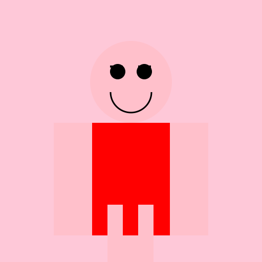 Young Girl in Red Jumpsuit - DrawGPT