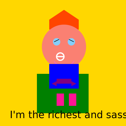 The Rich and Fabulous Duck Lady - DrawGPT