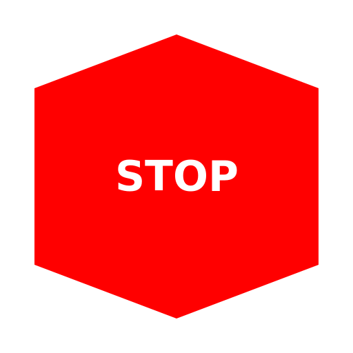 Red and White Stop - DrawGPT