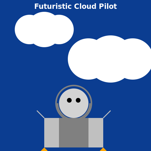 Futuristic Cloud Pilot - DrawGPT