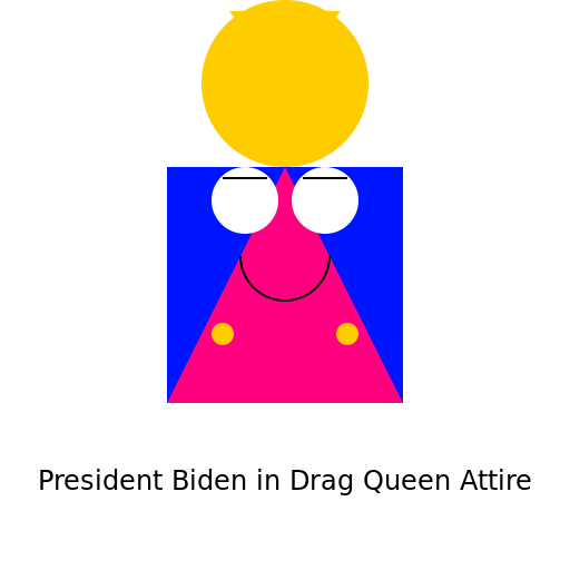 President Biden as the Fabulous Drag Queen - DrawGPT