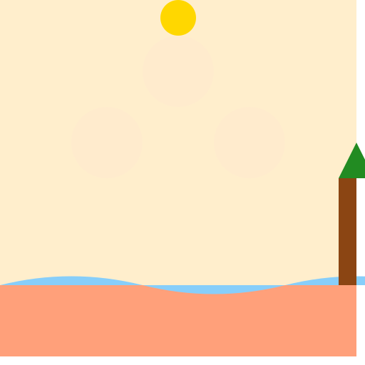 Sunset at the Beach - AI Prompt #8 - DrawGPT