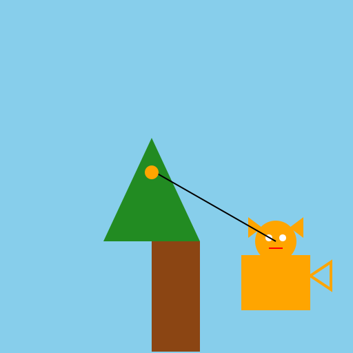 Cat Eats Tree - DrawGPT