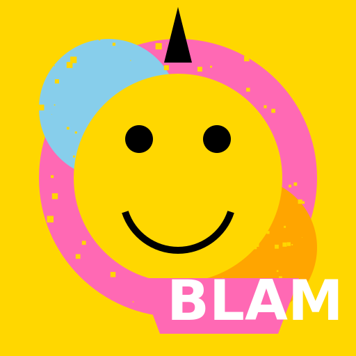 Birthday Boy Blam Game Logo - DrawGPT