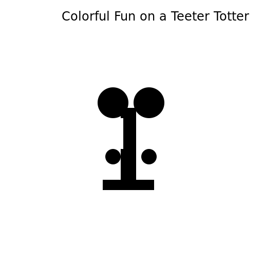Two Kids on a Teeter Totter - DrawGPT