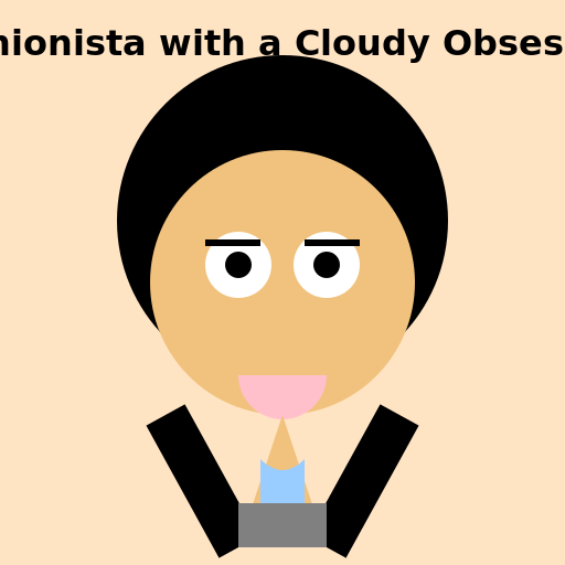 A Fashionista with a Cloudy Obsession - DrawGPT