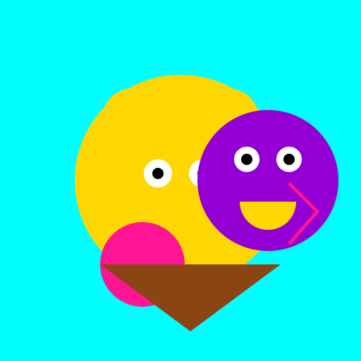 Arceus Making Leppa Berry Ice Cream for Toddler Giratina - DrawGPT