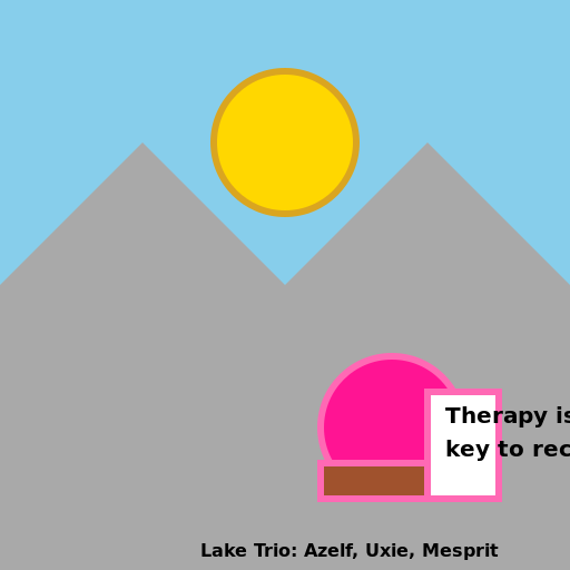 Lake Trio's Therapy Session with Palkia Addiction Treatment - DrawGPT