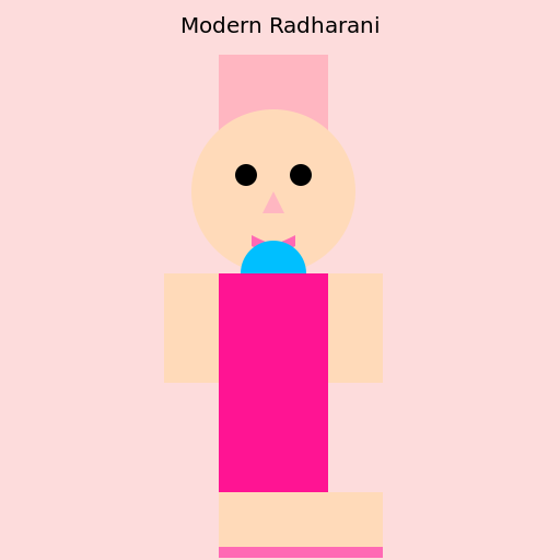 Modern Radharani - DrawGPT
