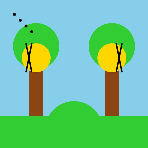 Two Hands Holding Trees - DrawGPT