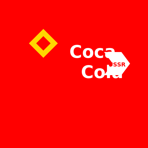 USSR Style Coca Cola Logo - DrawGPT