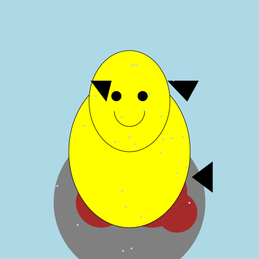 Yellow Happy Dog Playing in a Mud Puddle During a Rainstorm - DrawGPT