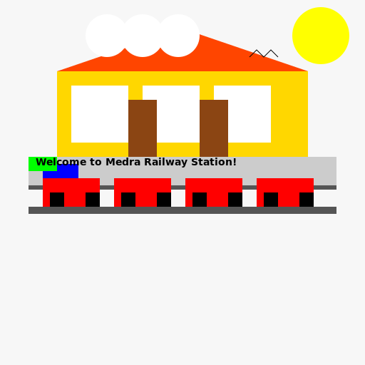 Medra Railway Station - DrawGPT