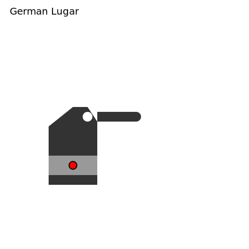 German Lugar - A Classic Firearm - DrawGPT