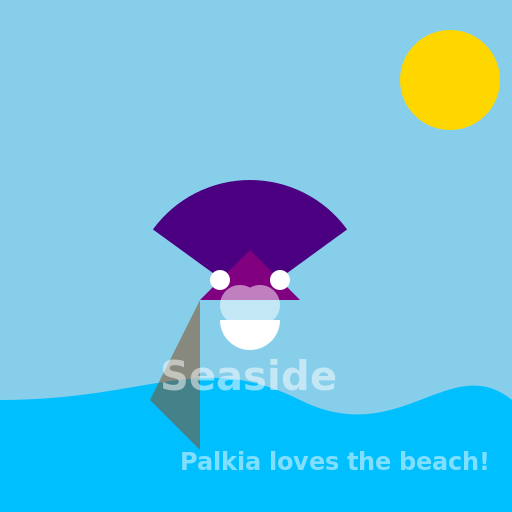Palkia's Reaction to Seaside from Nintendogs - DrawGPT
