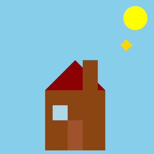 House with Bird - DrawGPT