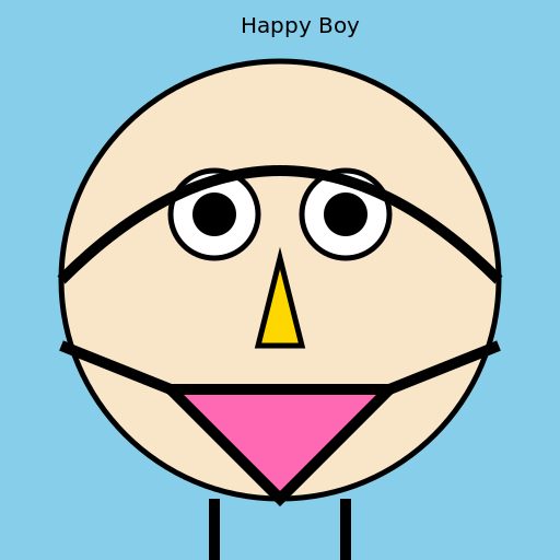 Happy Boy - DrawGPT