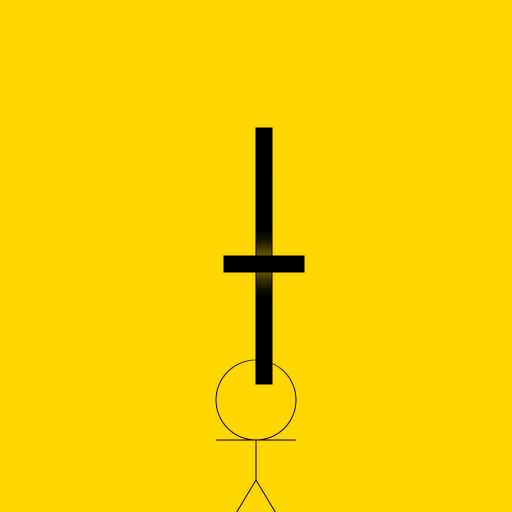 Knight Bowing at the Foot of the Cross - DrawGPT
