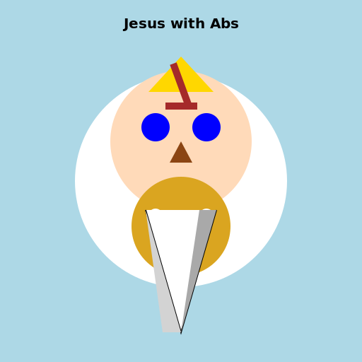 Jesus with Abs - DrawGPT