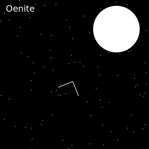 Oenite - A Whimsical Night Sky - DrawGPT