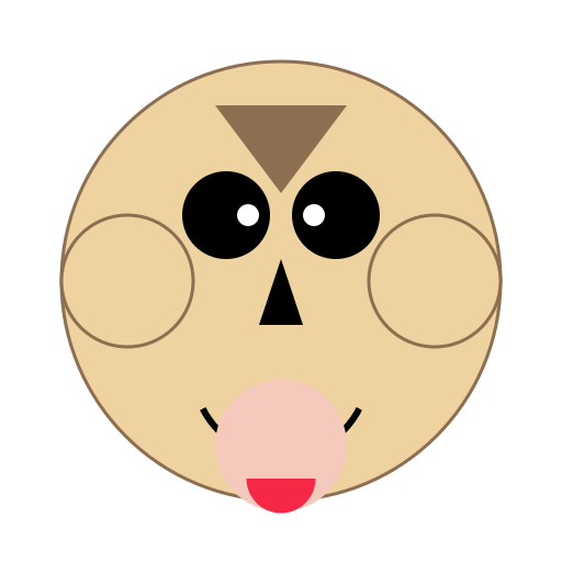 Mischievous Monkey Face - DrawGPT