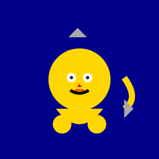 Cat Warrior - DrawGPT